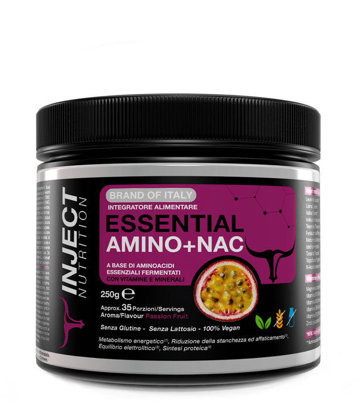 Essential Amino + NAC (250 grammi) INJECT NUTRITION