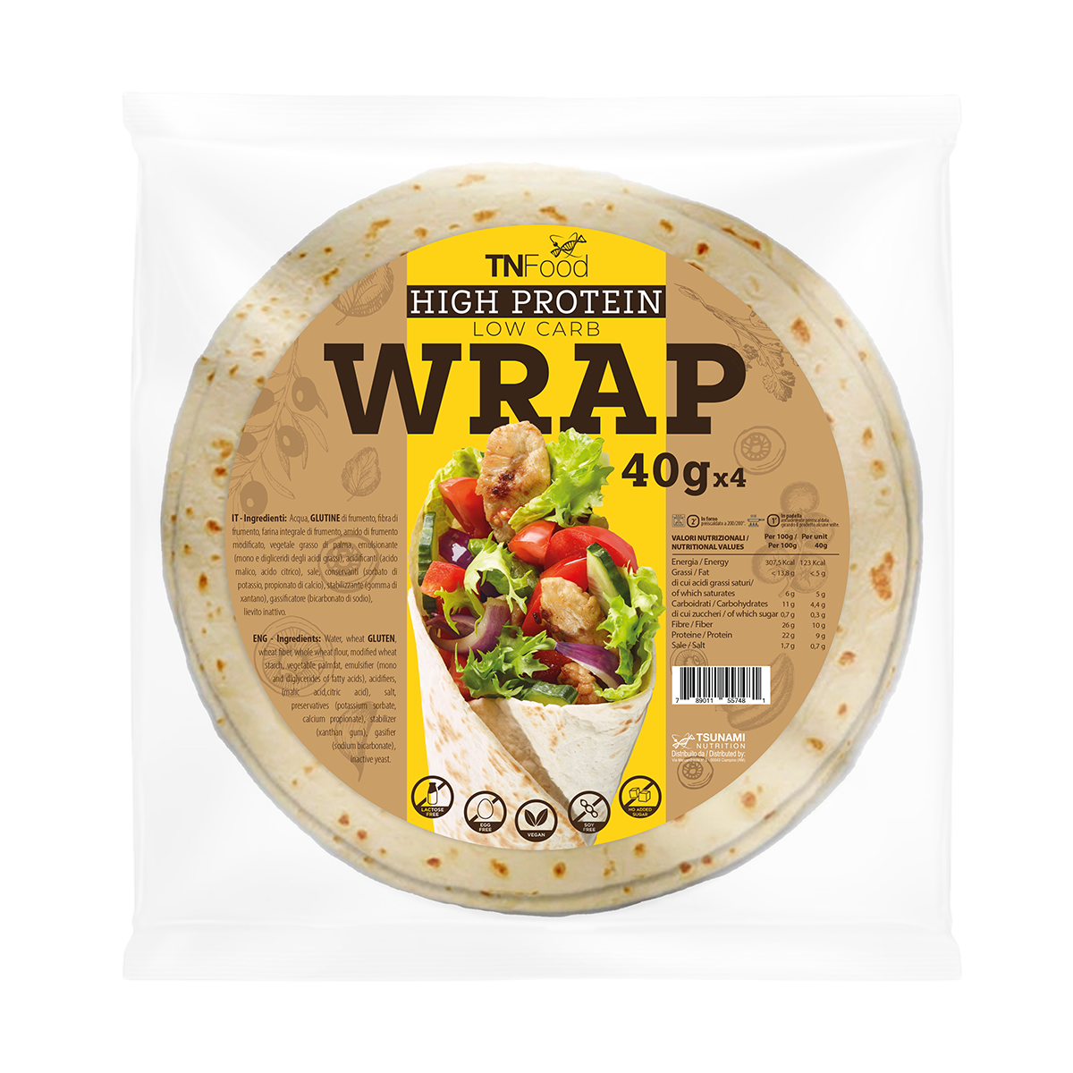 Protein Wrap PIADINA Low Carb 4x40g