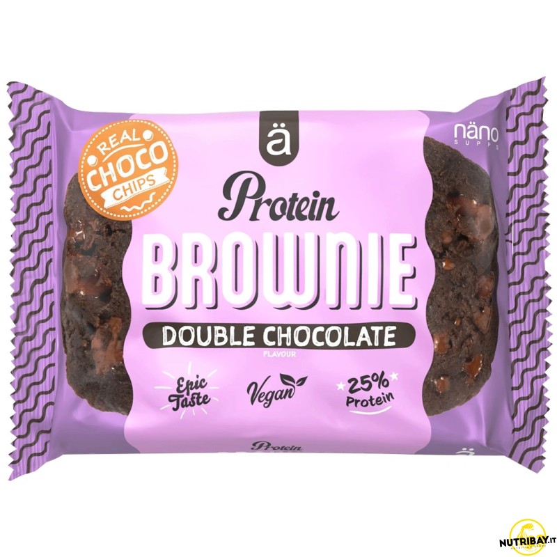 A Nano Supps Protein Brownie - 1 brownie da 60 gr
