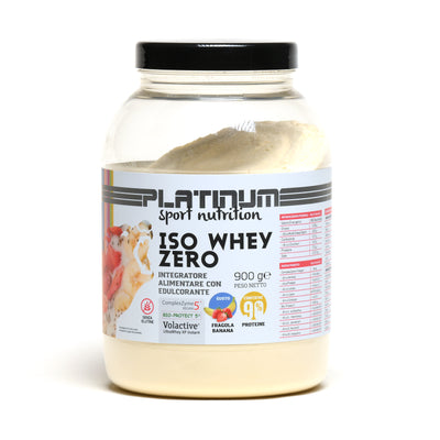 ISO WHEY ZERO 900g VOLACTIVE® – FRAGOLA BANANA