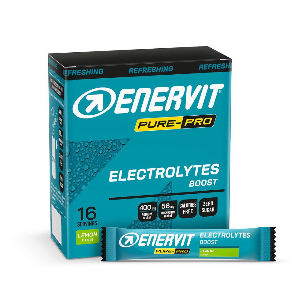 ENERVIT Pure-Pro Electrolytes Boost Bustine Gusto Limone