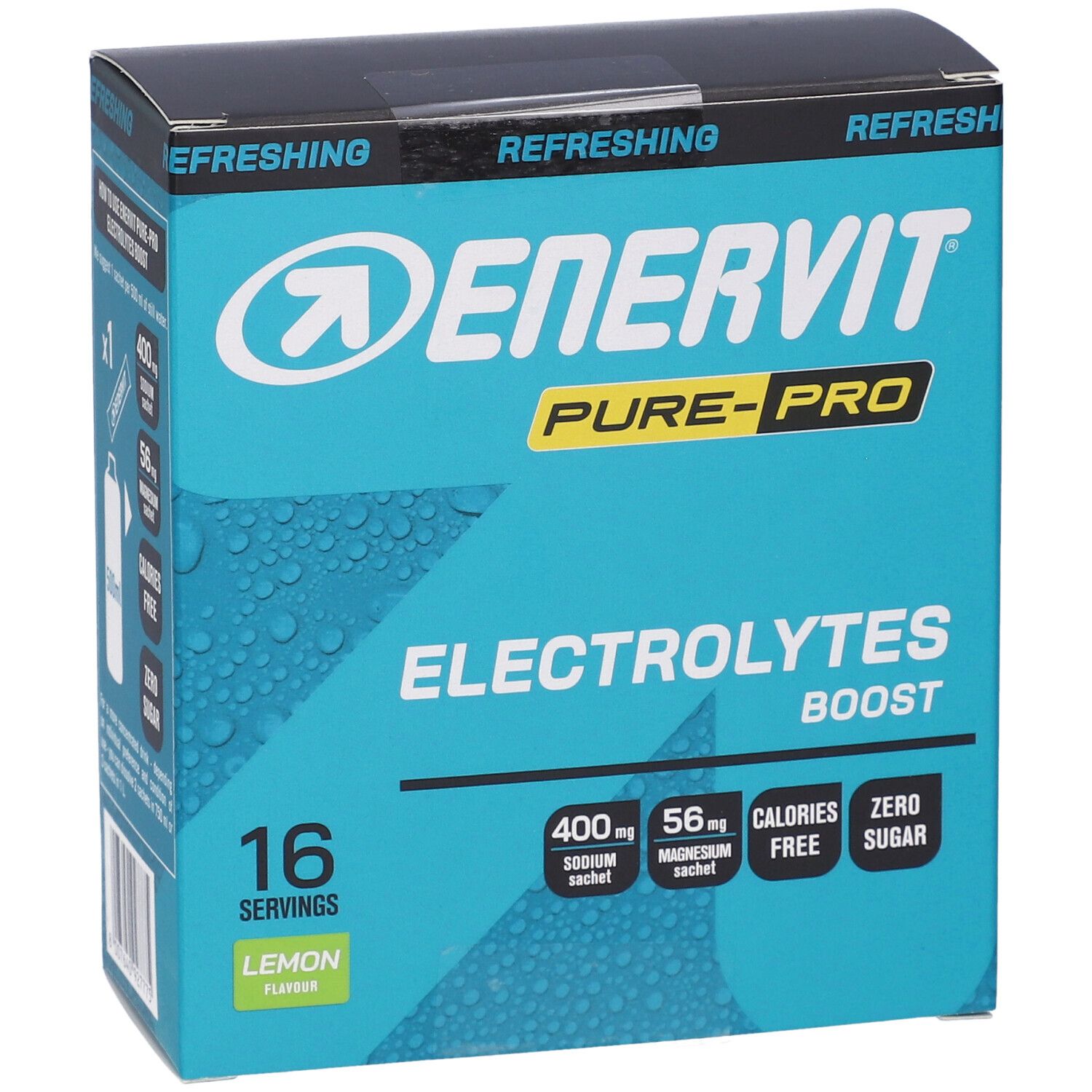 ENERVIT Pure-Pro Electrolytes Boost Bustine Gusto Limone