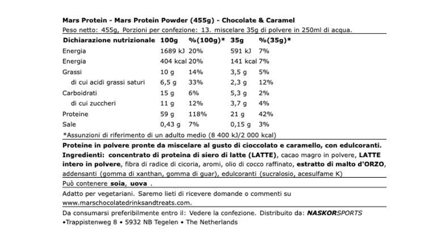 Mars Protein Powder (455g)