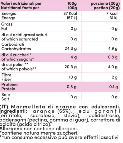 Confettura Extra Zero 260g