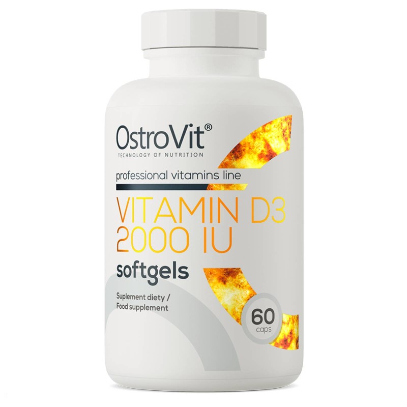 OstroVit Vitamin D3 2000IU - 60 soft caps