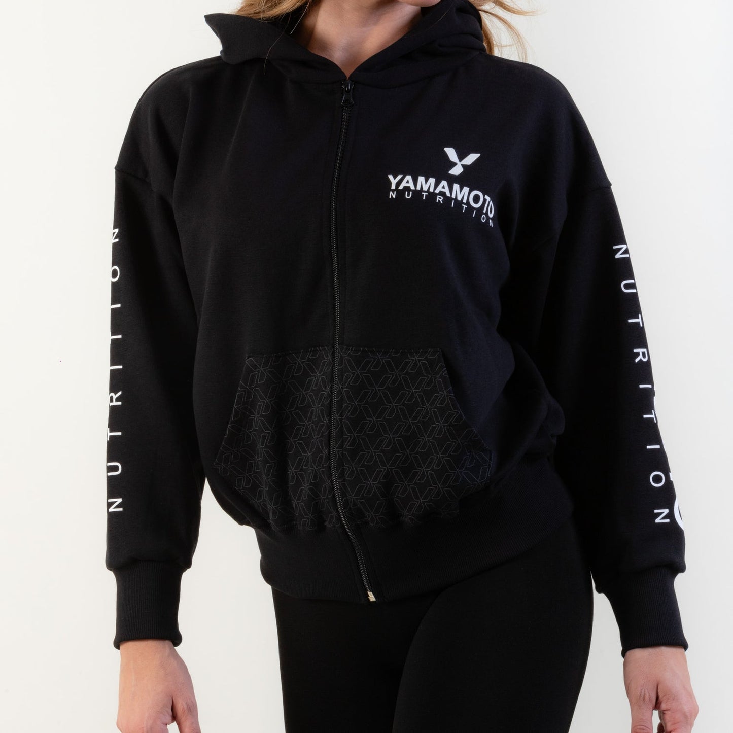 Zip Sweatshirt con Cappuccio