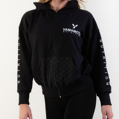 Zip Sweatshirt con Cappuccio