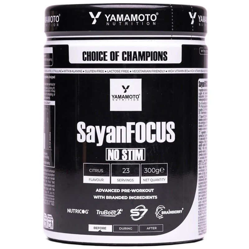 Yamamoto Nutrition SayanFocus No Stim - 300 gr