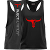 BLACK TANK TOP RED TORUS