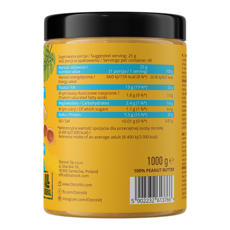 OstroVit 100% Crema di arachidi 1000 g