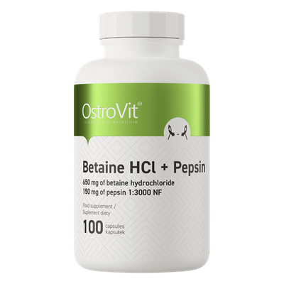 OstroVit Betaina HCl + Pepsina 100 capsule