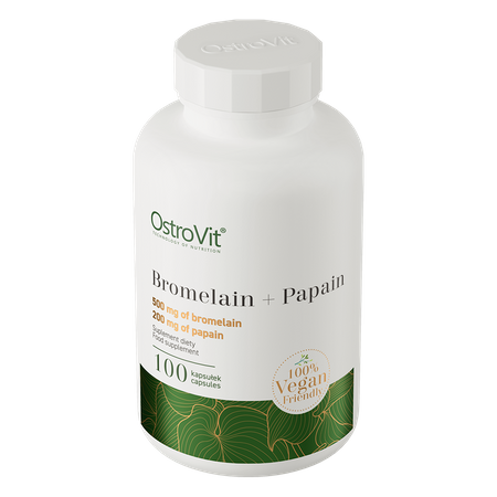 OstroVit Bromelina + Papaina VEGE 100 capsule