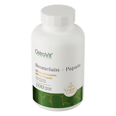 OstroVit Bromelina + Papaina VEGE 100 capsule