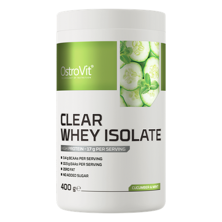 OstroVit Clear Whey Isolate 400 g cetriolo e menta