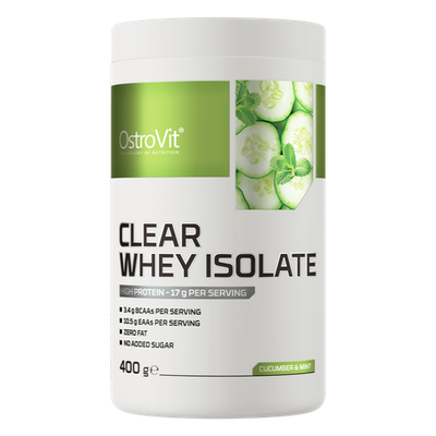 OstroVit Clear Whey Isolate 400 g cetriolo e menta