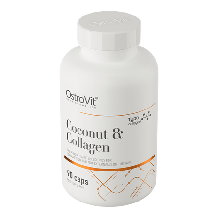 OstroVit Collagene marino + Olio di cocco MCT 90 capsule