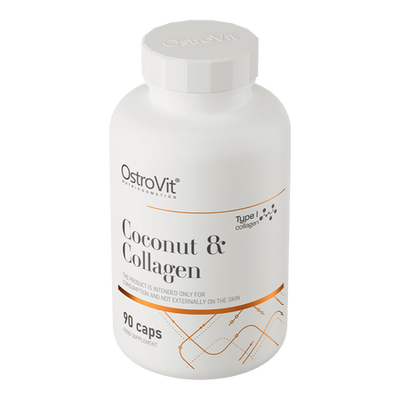 OstroVit Collagene marino + Olio di cocco MCT 90 capsule