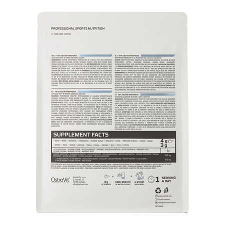 OstroVit Creatina Monoidrato 500 g naturale