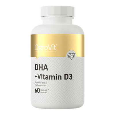 OstroVit DHA + Vitamina D3 60 capsule