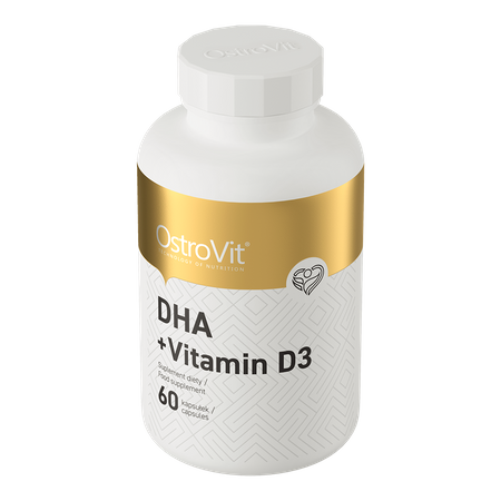 OstroVit DHA + Vitamina D3 60 capsule