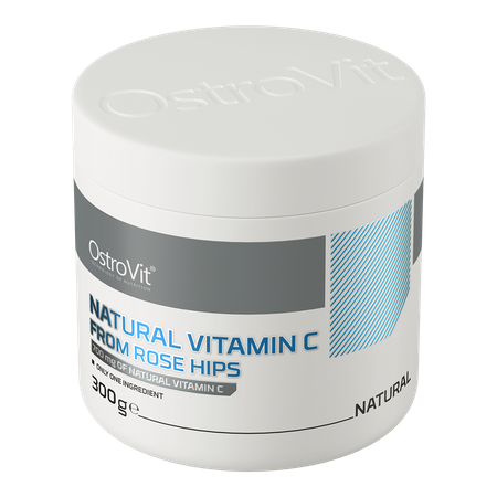 OstroVit Natural Wild Rose Vitamina C 300 g naturale