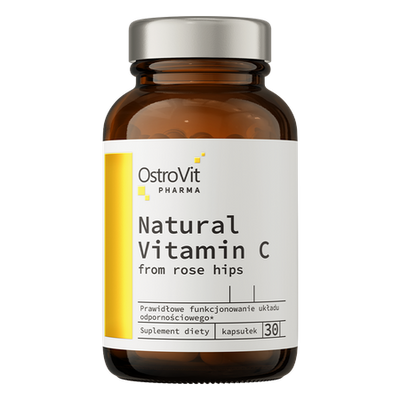 OstroVit Pharma Natural Wild Rose Vitamina C 30 capsule