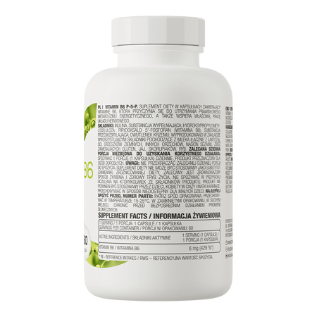 OstroVit Vitamina B6 P-5-P 60 capsule