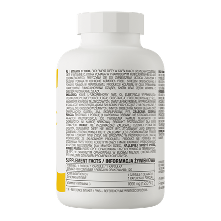OstroVit Vitamina C 1000 mg 120 capsule