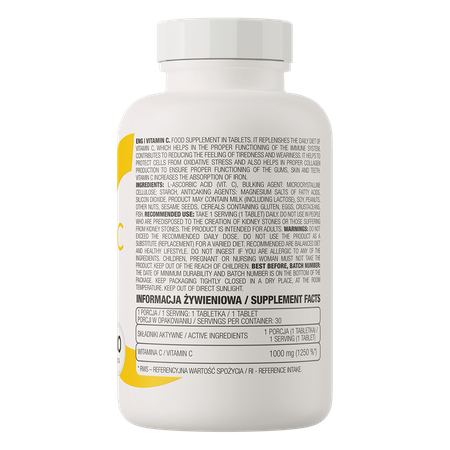 OstroVit Vitamina C 30 compresse