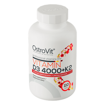 OstroVit Vitamina D3 4000 UI + K2 110 compresse