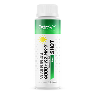 OstroVit Vitamina D3 4000 UI + K2 MK-7 Shot 100 ml