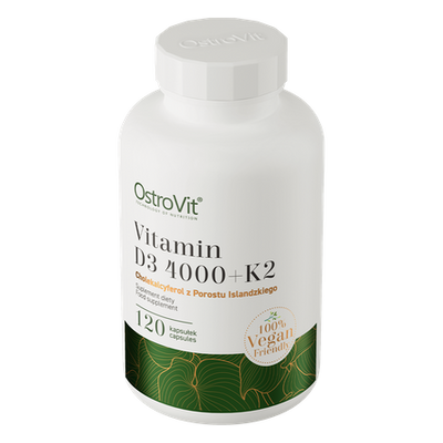 OstroVit Vitamina D3 4000 UI + K2 VEGE 120 capsule