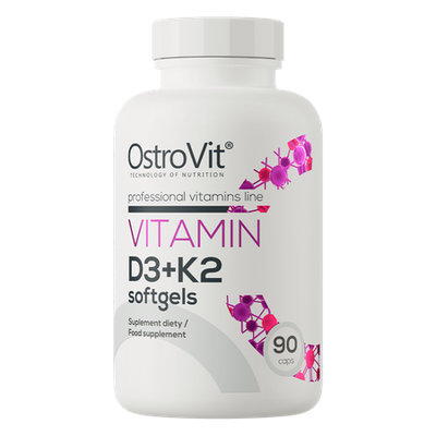 OstroVit Vitamina D3 + K2 90 capsule
