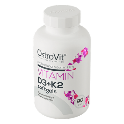 OstroVit Vitamina D3 + K2 90 capsule