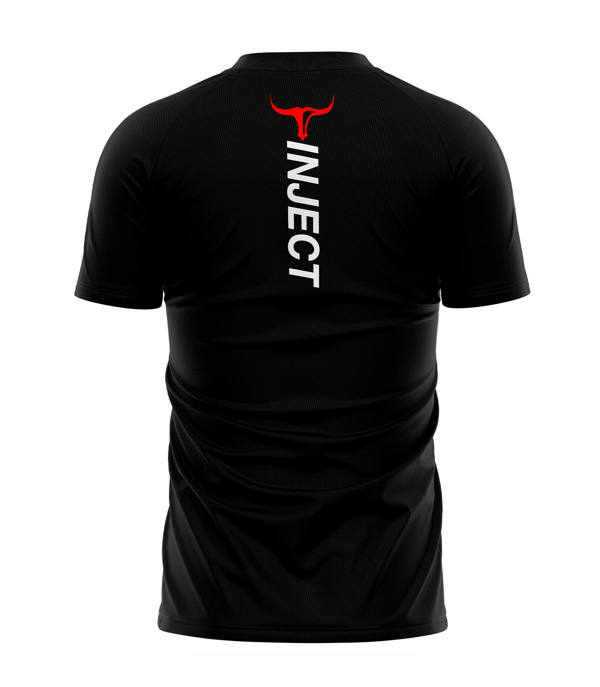 Raglan Performance Black T-Shirt