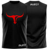 Sleeveless Muscle Black T-Shirt