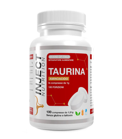 Taurina da 1g (100 compresse) INJECT NUTRITION