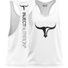 WHITE TANK TOP BLACK TORUS