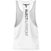 WHITE TANK TOP BLACK TORUS